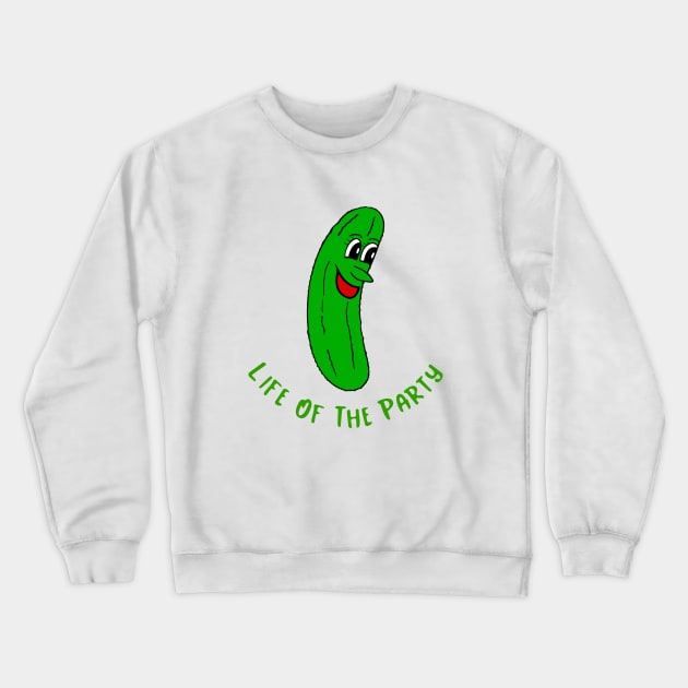 PARTY Dill Pickle Crewneck Sweatshirt by SartorisArt1